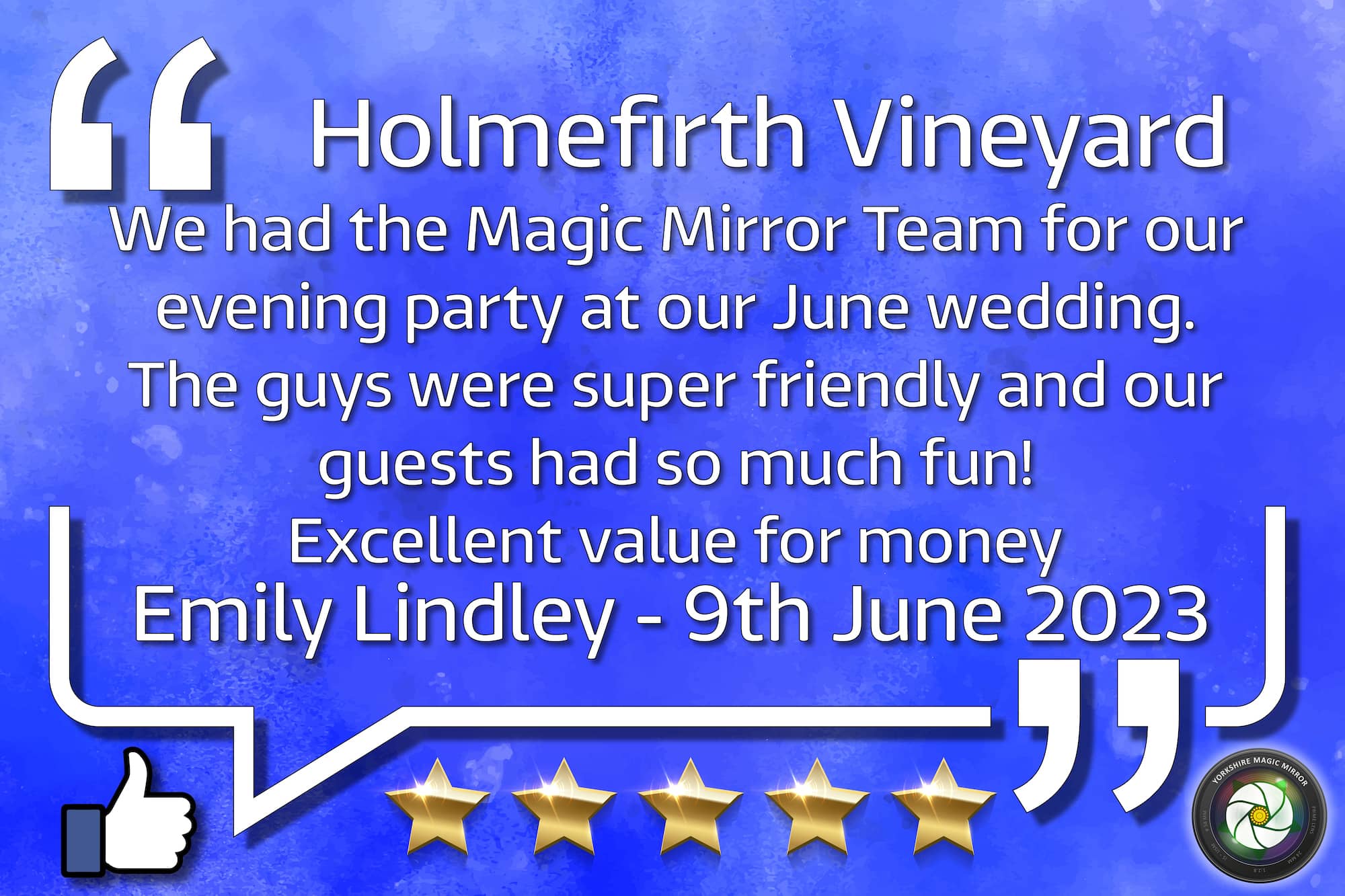 Emily Lindley Wedding June 2023 Holmefirth Vineyard